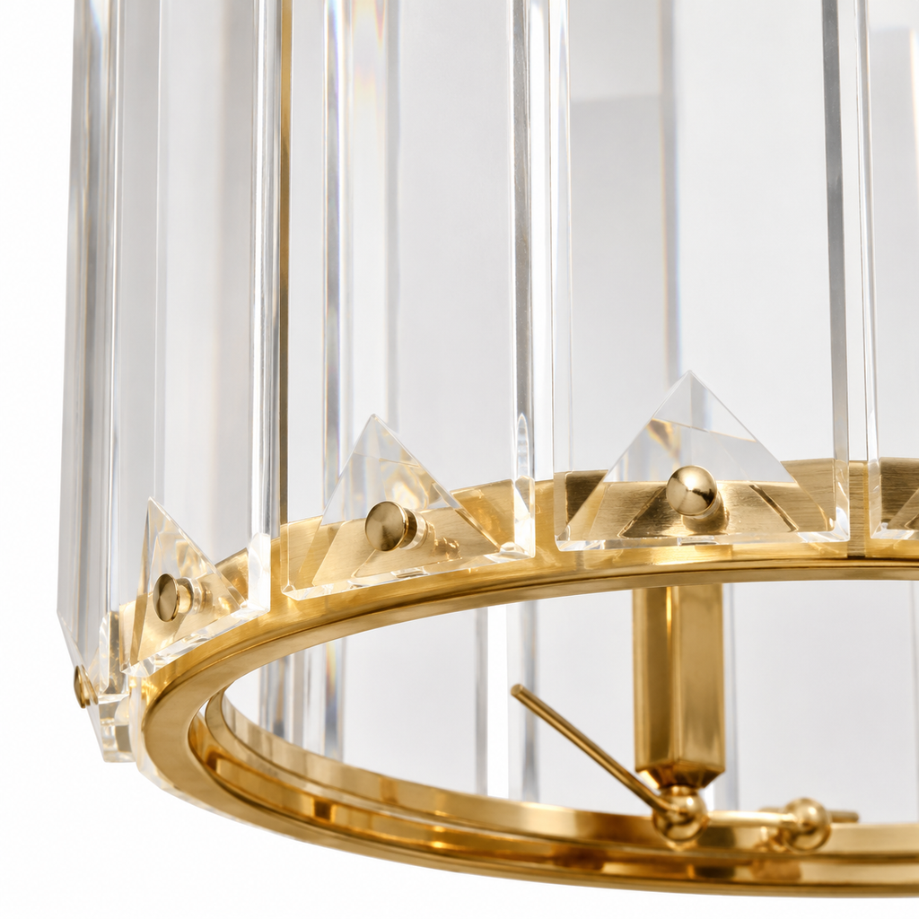 Crystal Ceiling Light - Corridor Flush Light