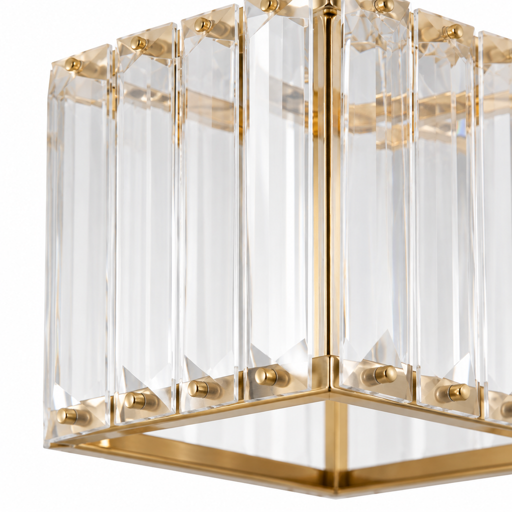 Crystal Ceiling Light - Corridor Flush Light