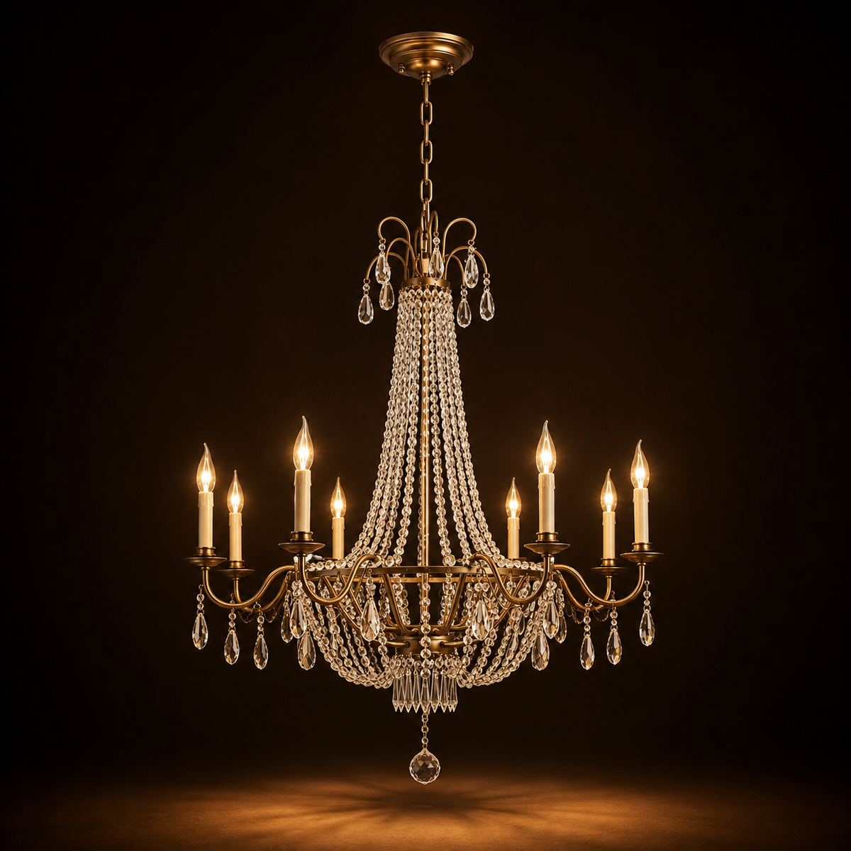 Crystal Chandelier - Modern Luxury Ceiling Light