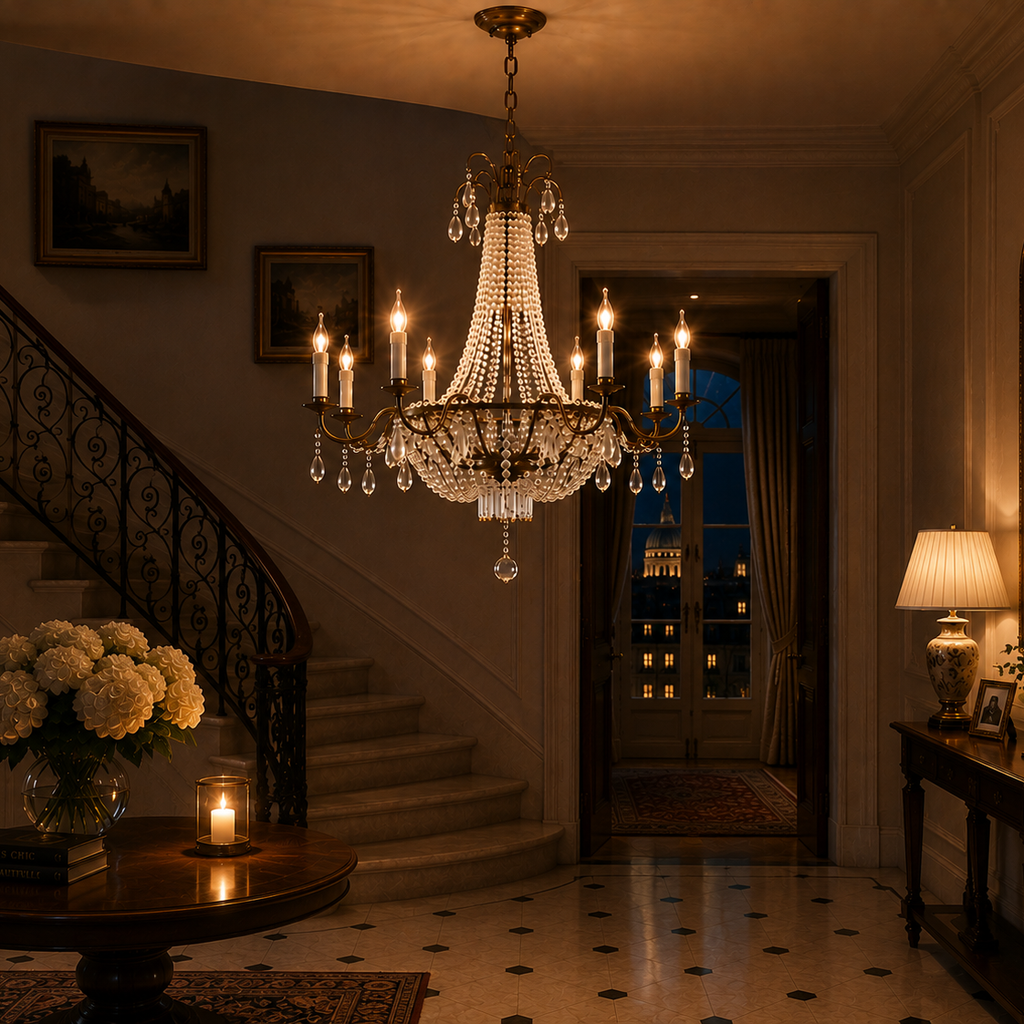 Crystal Chandelier - Modern Luxury Ceiling Light