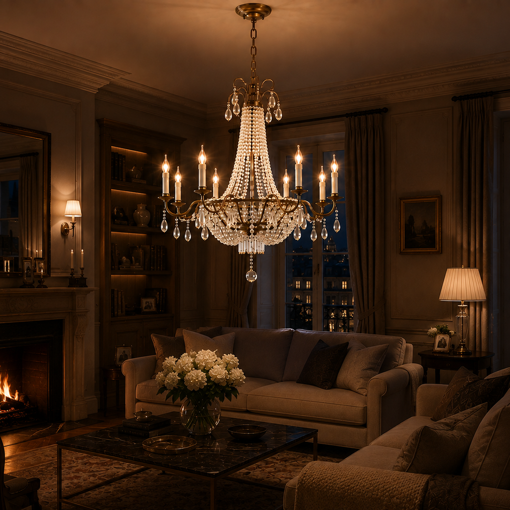 Crystal Chandelier - Modern Luxury Ceiling Light