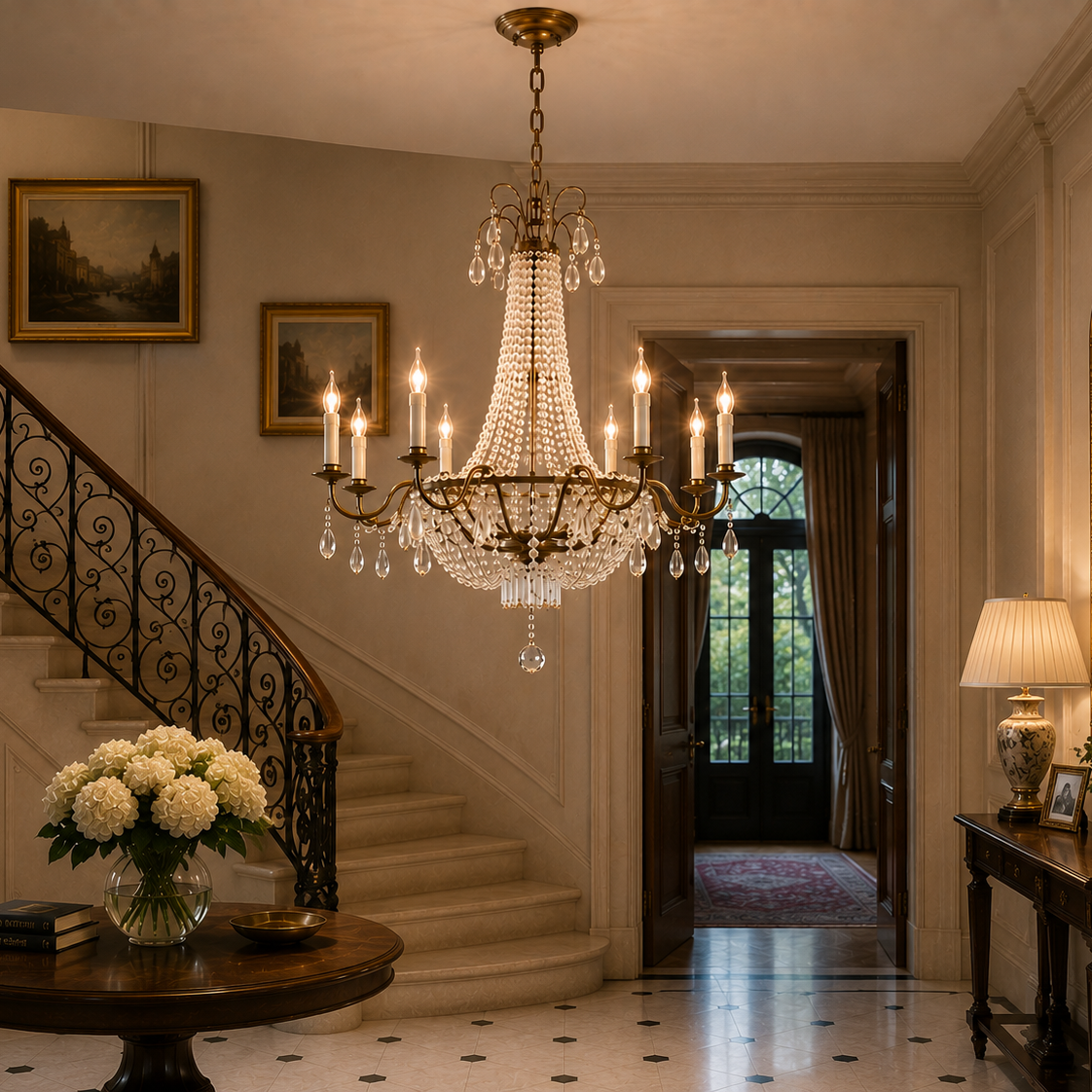 Crystal Chandelier - Modern Luxury Ceiling Light
