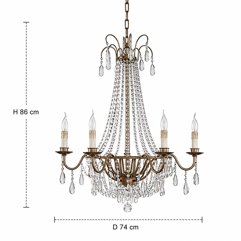 Crystal Chandelier - Modern Luxury Ceiling Light