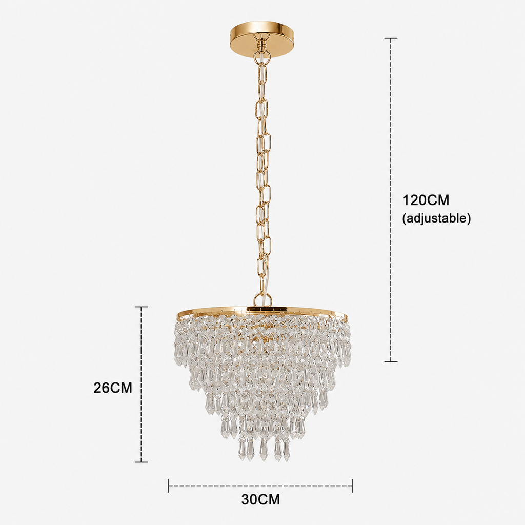 Crystal Chandelier - Luxury Living Room Light