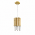 Round Crystal Chandelier - Small Dining Room Light