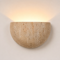 Stone Wall Light - Half-Circle LED Living Room Sconce
