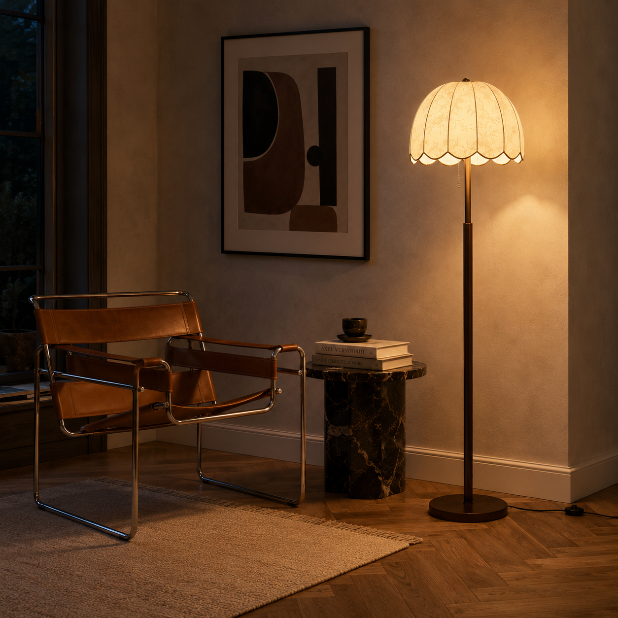 LED Floor Lamp - Minimalist Dimmable Living Room Lamp