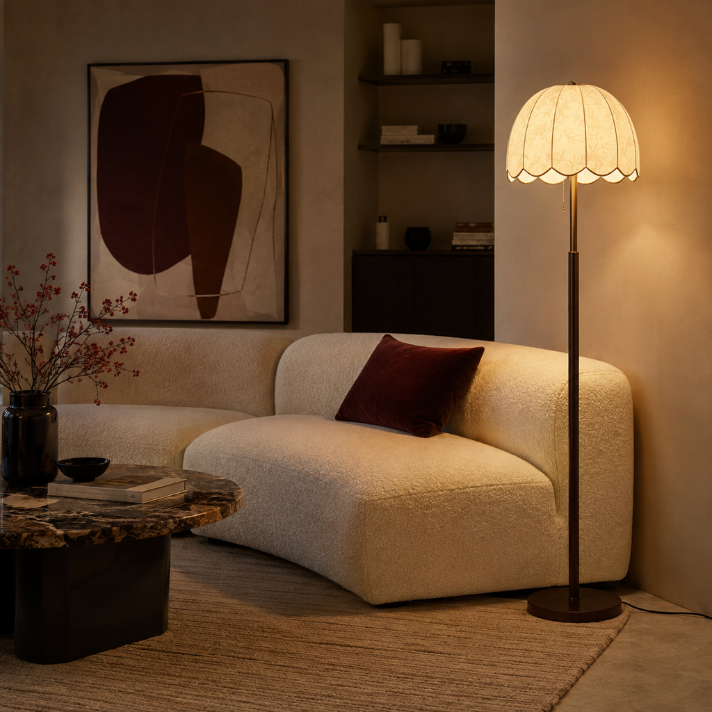 LED Floor Lamp - Minimalist Dimmable Living Room Lamp