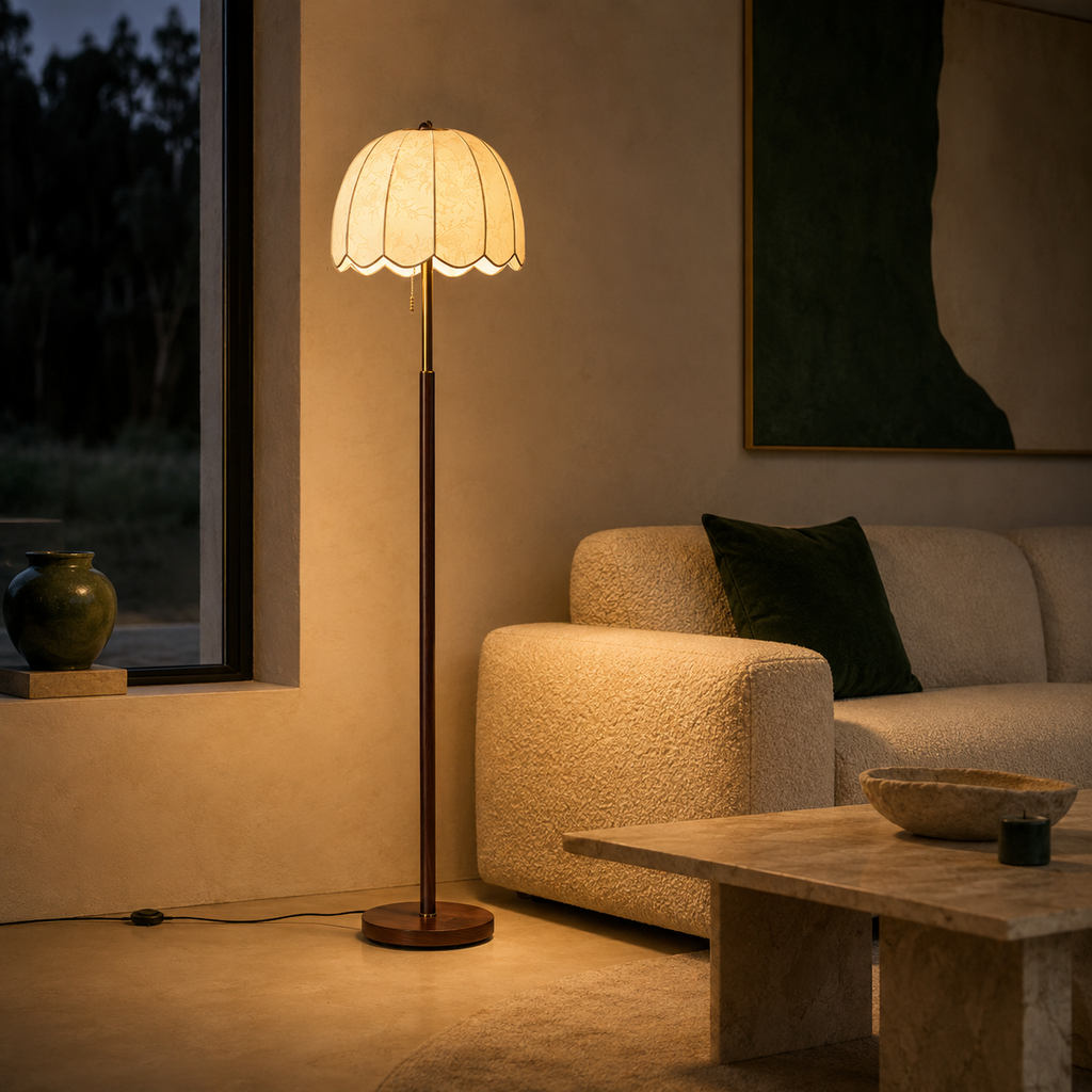 LED Floor Lamp - Minimalist Dimmable Living Room Lamp