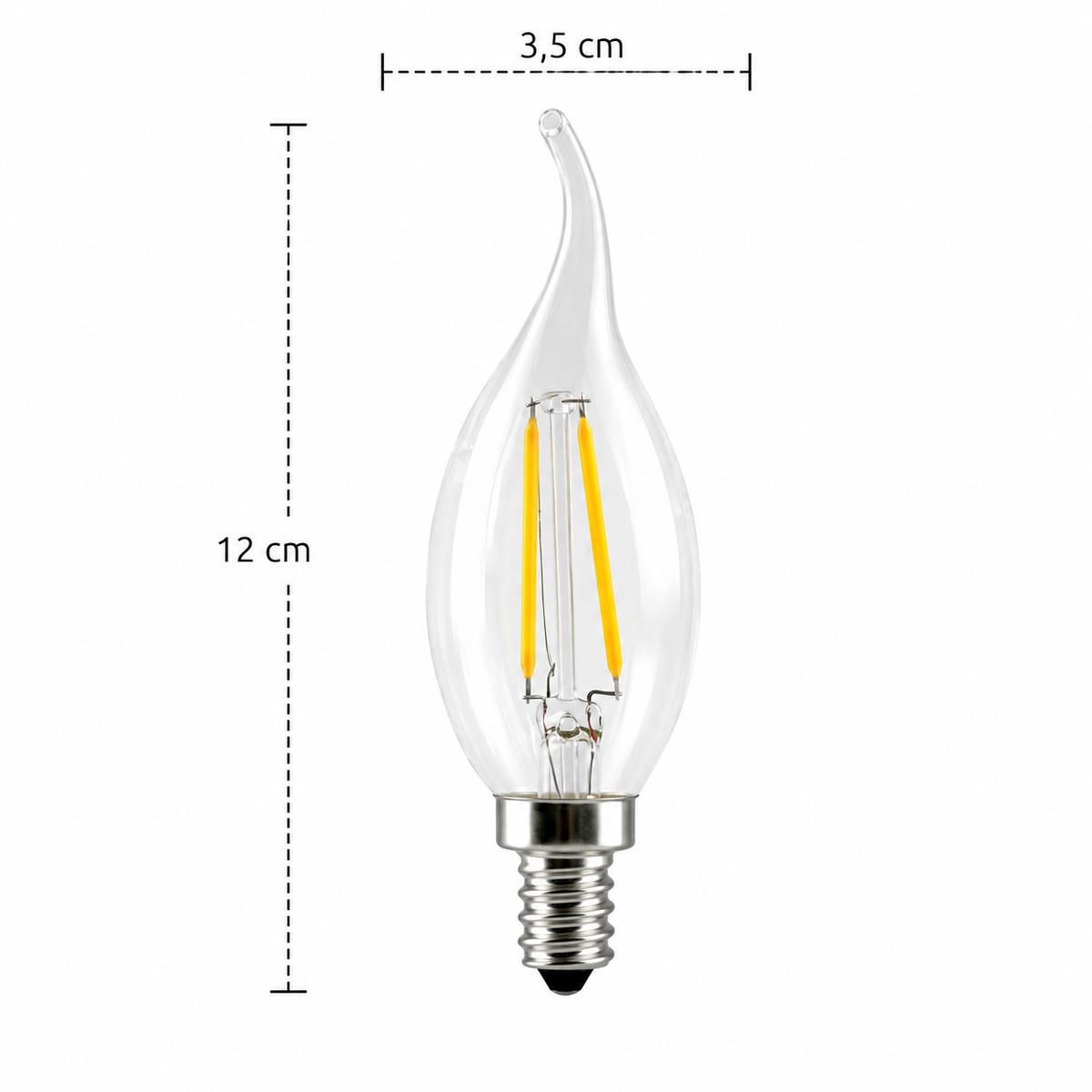 E14 Candle Bulb - Vintage LED Filament