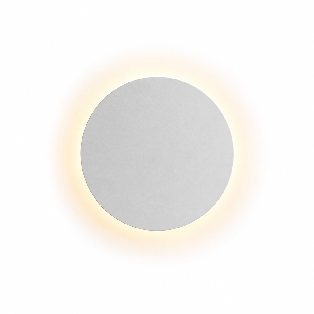 Eclipse Wall Light - Round 20cm LED Bedside Sconce