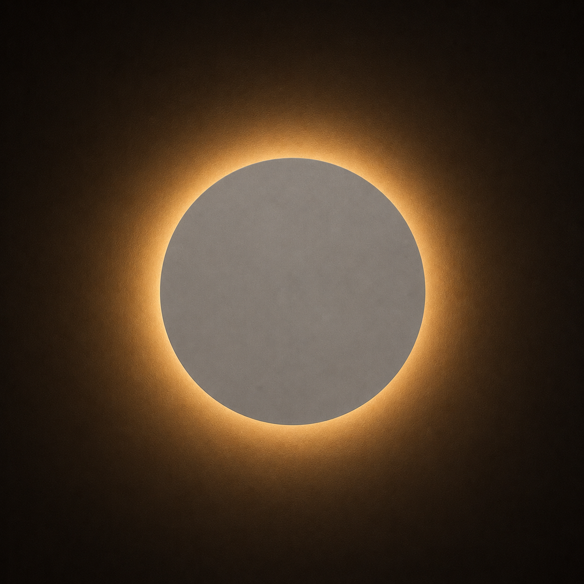 Eclipse Wall Light - Round 20cm LED Bedside Sconce