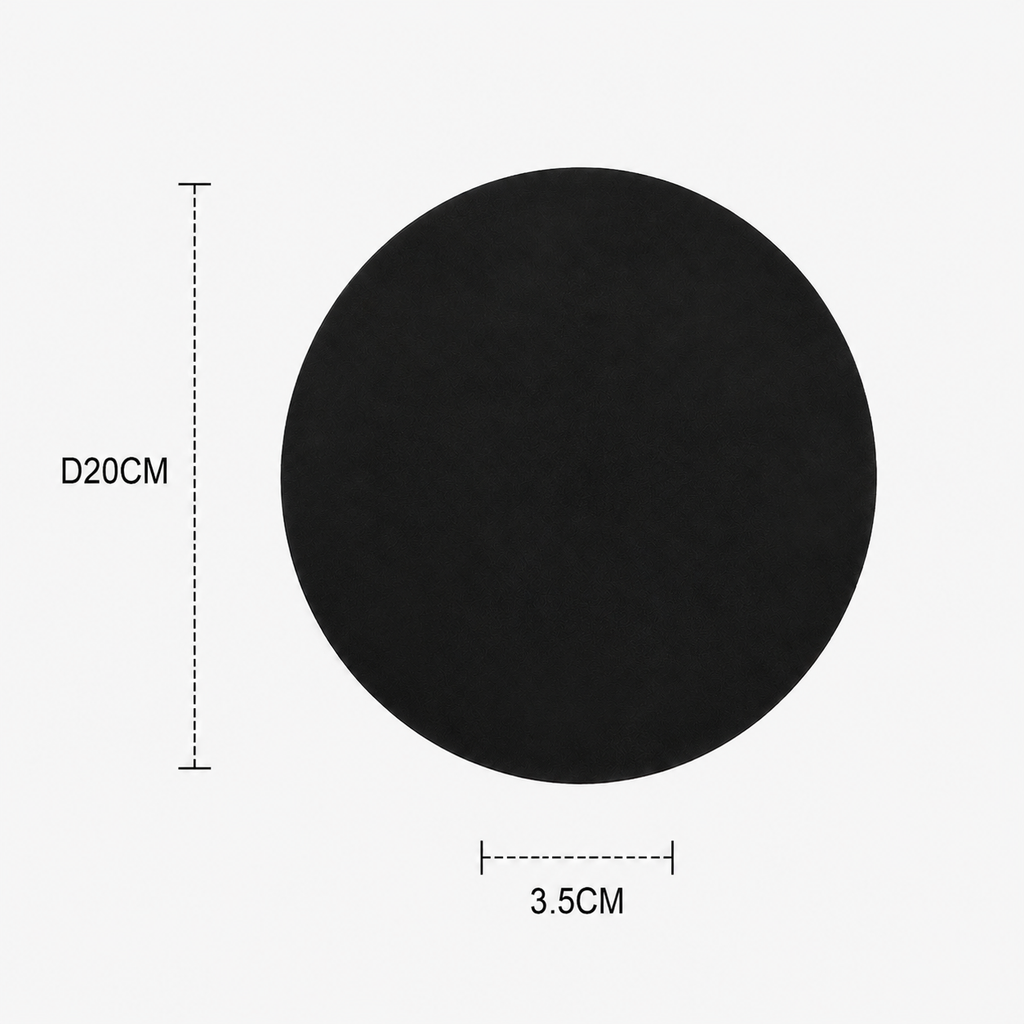 Eclipse Wall Light - Round 20cm LED Bedside Sconce