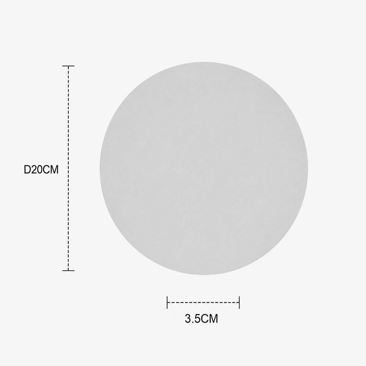 Eclipse Wall Light - Round 20cm LED Bedside Sconce