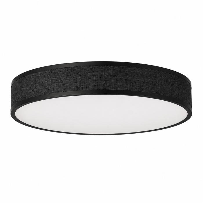 Fabric Ceiling Light - Round Drum Shade - 30cm