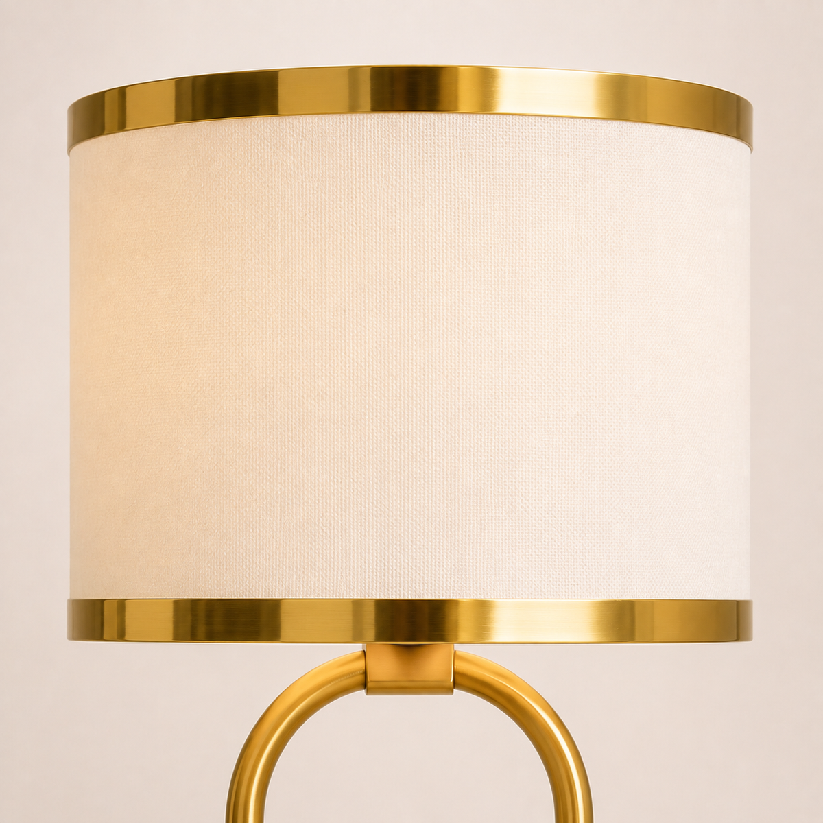Fabric Table Lamp - Modern Bedside and Living Room Lamp