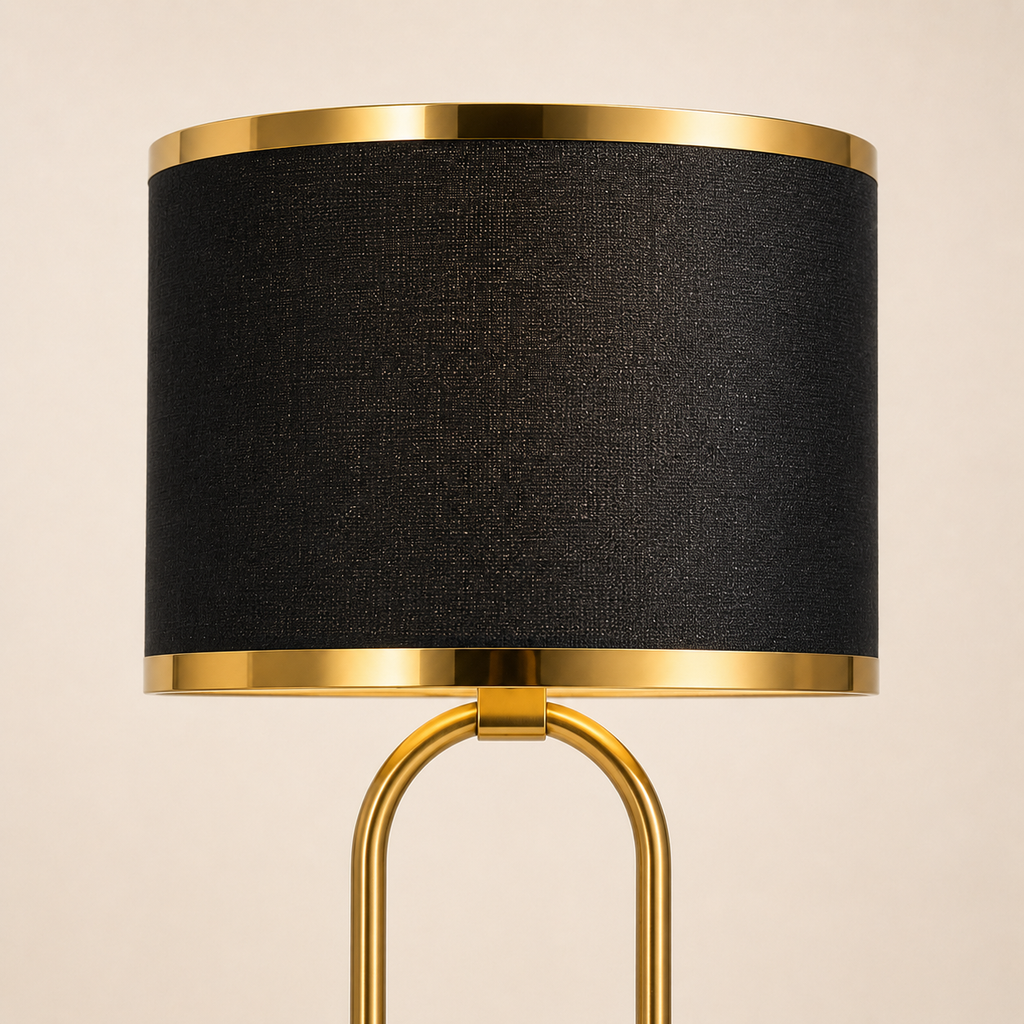 Fabric Table Lamp - Modern Bedside and Living Room Lamp