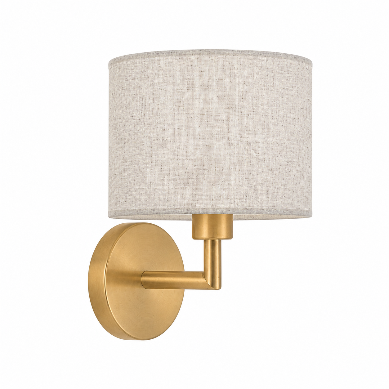 Fabric Wall Light - Adjustable Bedside Reading Sconce