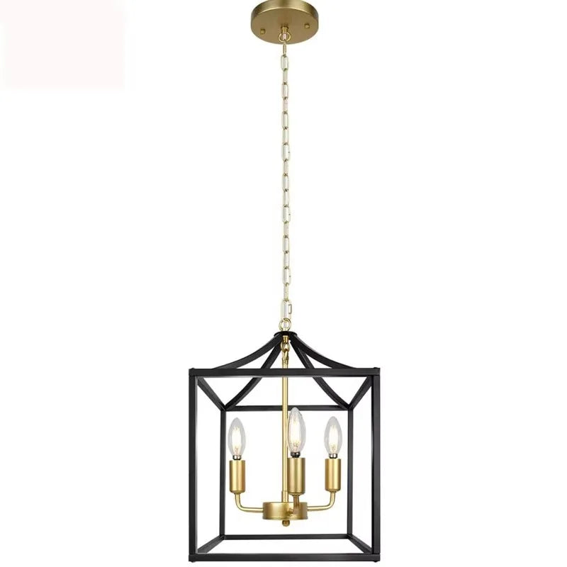 Farmhouse Chandelier - Retro Iron Dining Light