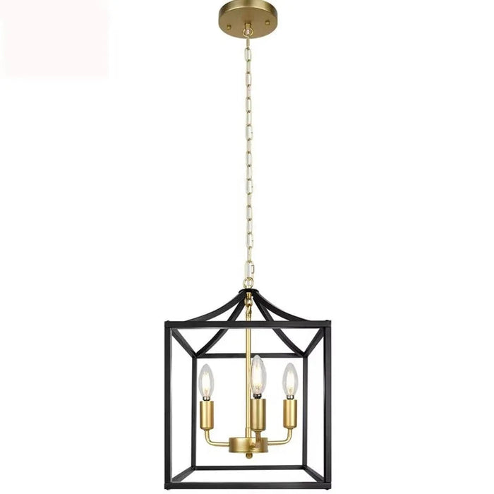 Farmhouse Chandelier - Retro Iron Dining Light