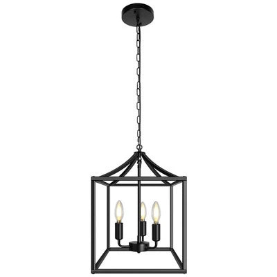 Farmhouse Chandelier - Retro Iron Dining Light