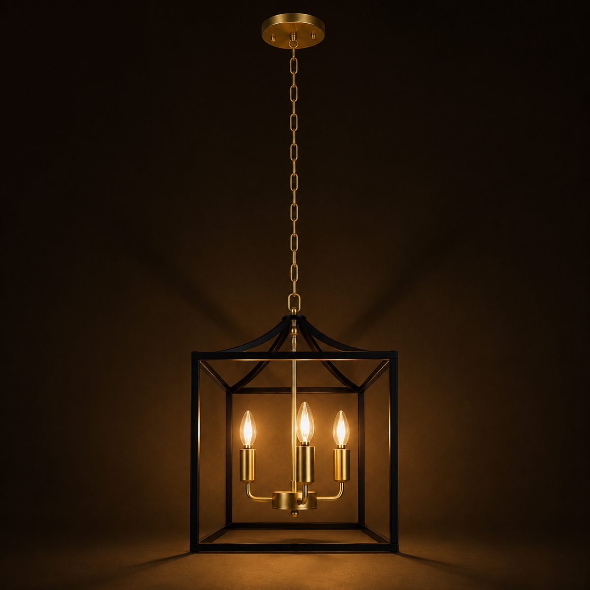 Farmhouse Chandelier - Retro Iron Dining Light
