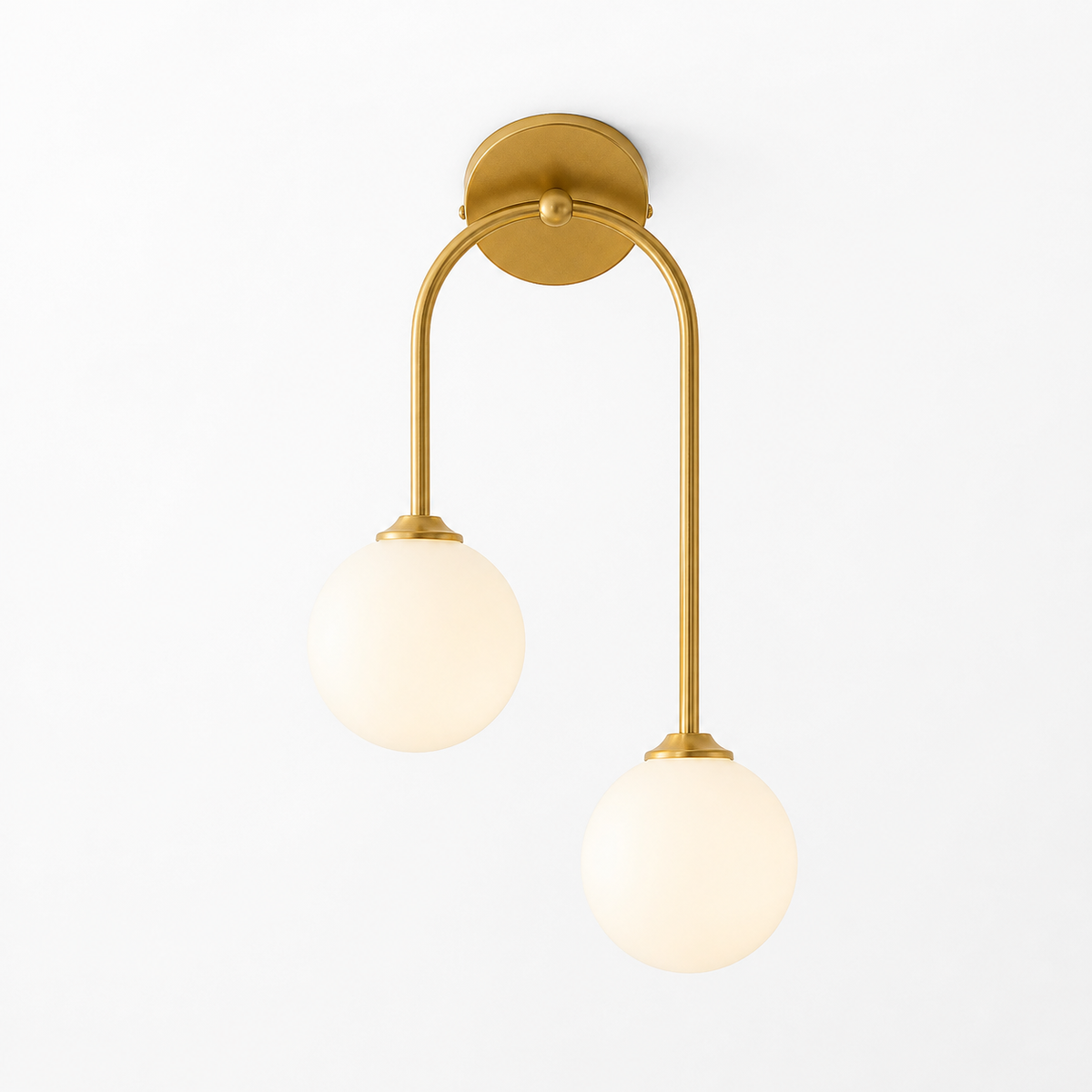 Glass Ball Wall Light - Nordic Double Bedroom Sconce