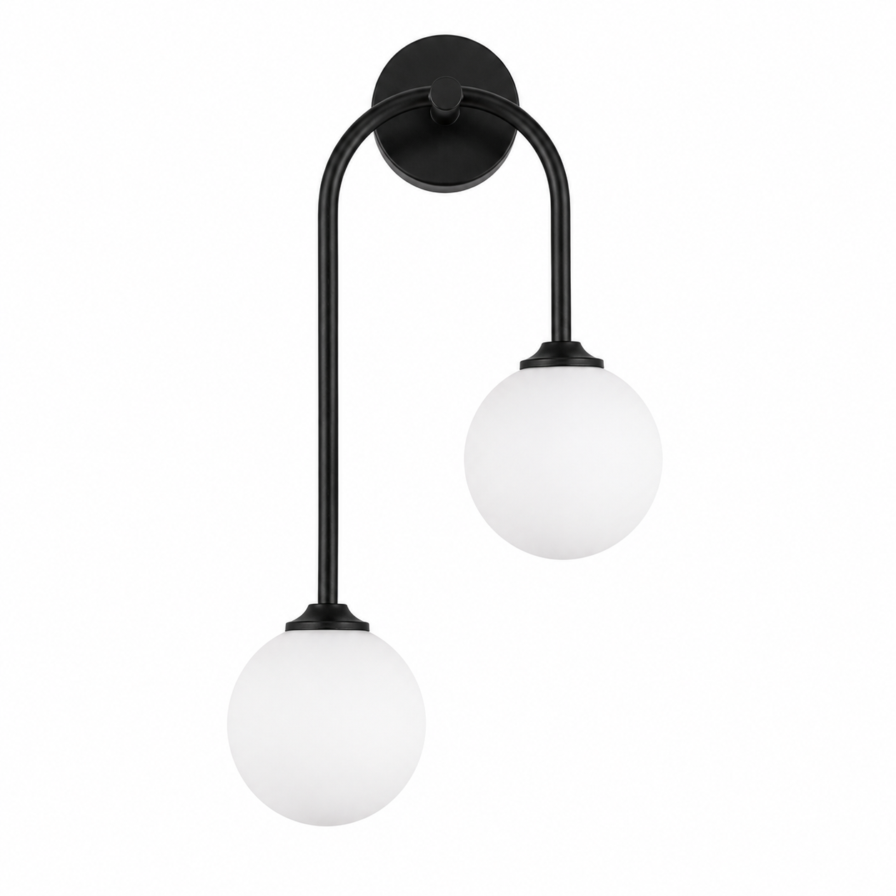 Glass Ball Wall Light - Nordic Double Bedroom Sconce