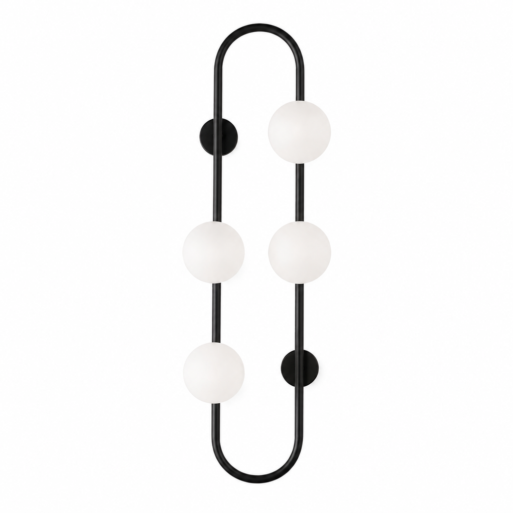 Glass Ball Wall Light - Nordic Bedside Sconce