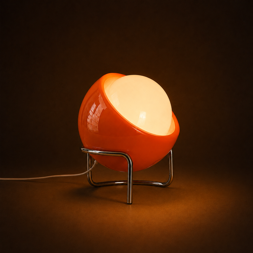 Glass Table Lamp - Mid-Century Creative Bedside Lamp