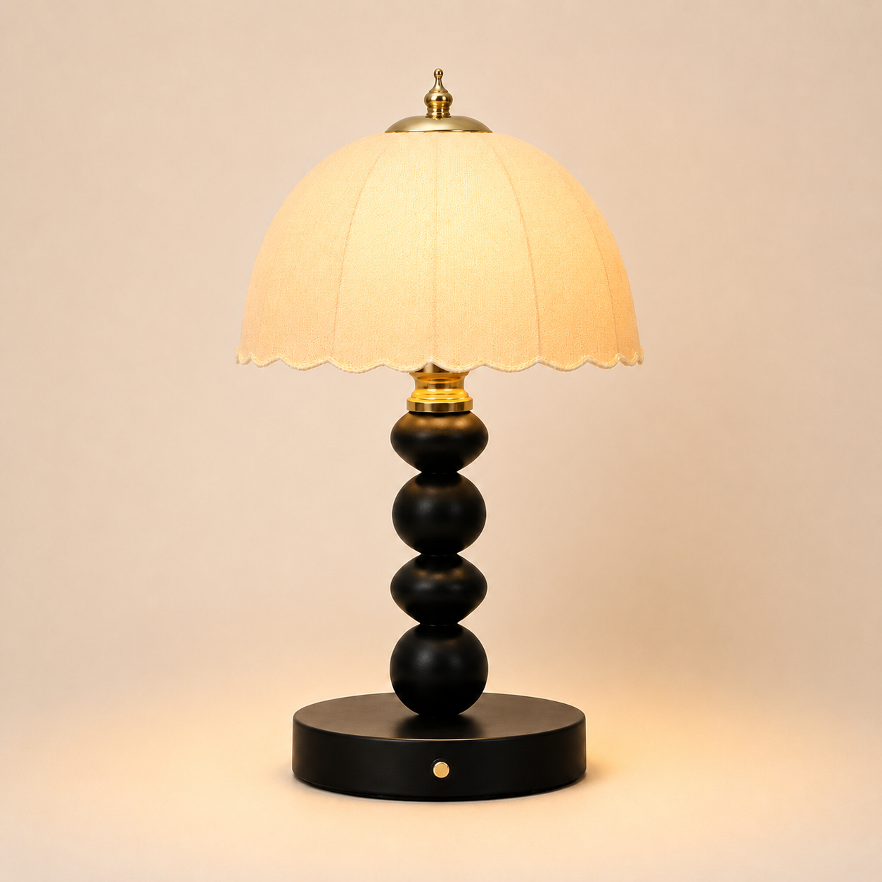 Glass Table Lamp - Nordic Sculptural Bedside Lamp