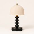 Glass Table Lamp - Nordic Sculptural Bedside Lamp