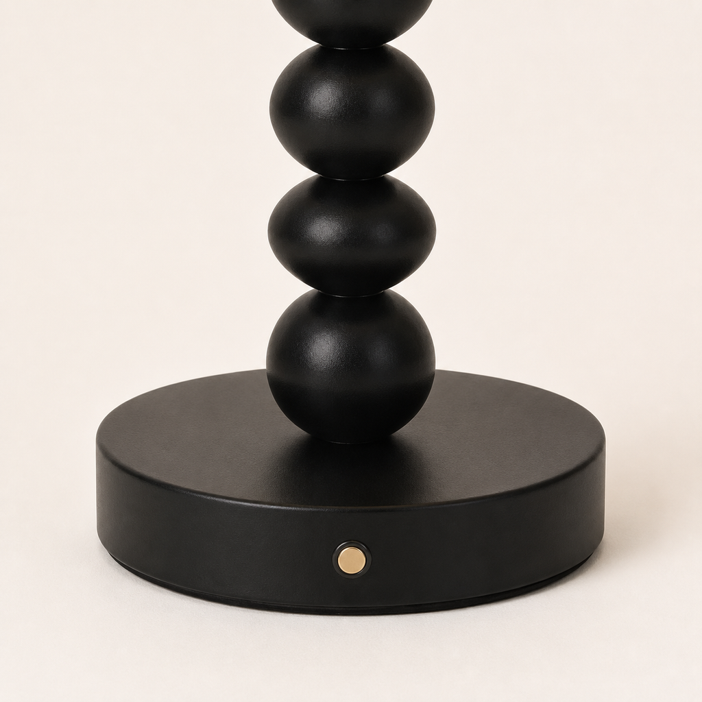 Glass Table Lamp - Nordic Sculptural Bedside Lamp