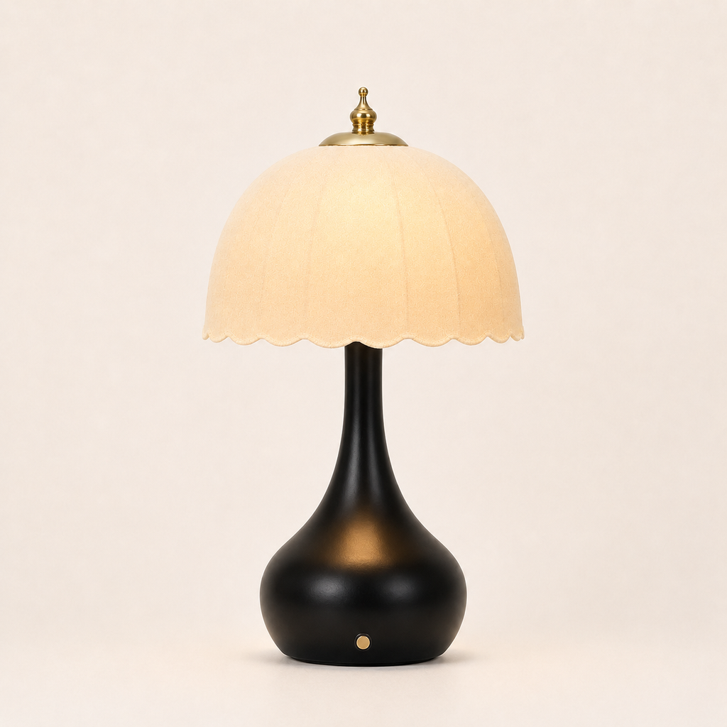 Glass Table Lamp - Nordic Sculptural Bedside Lamp