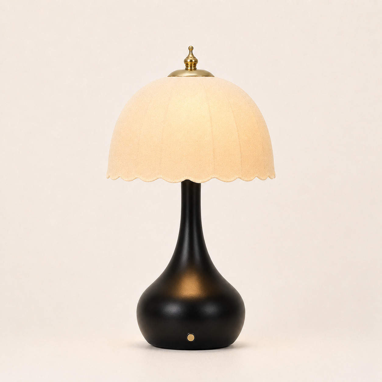 Glass Table Lamp - Nordic Sculptural Bedside Lamp