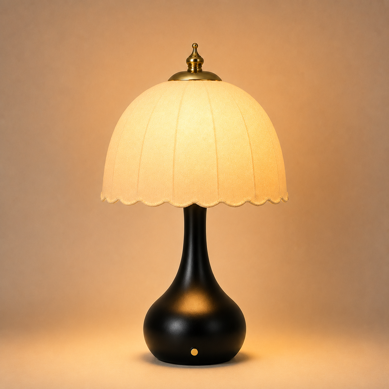 Glass Table Lamp - Nordic Sculptural Bedside Lamp