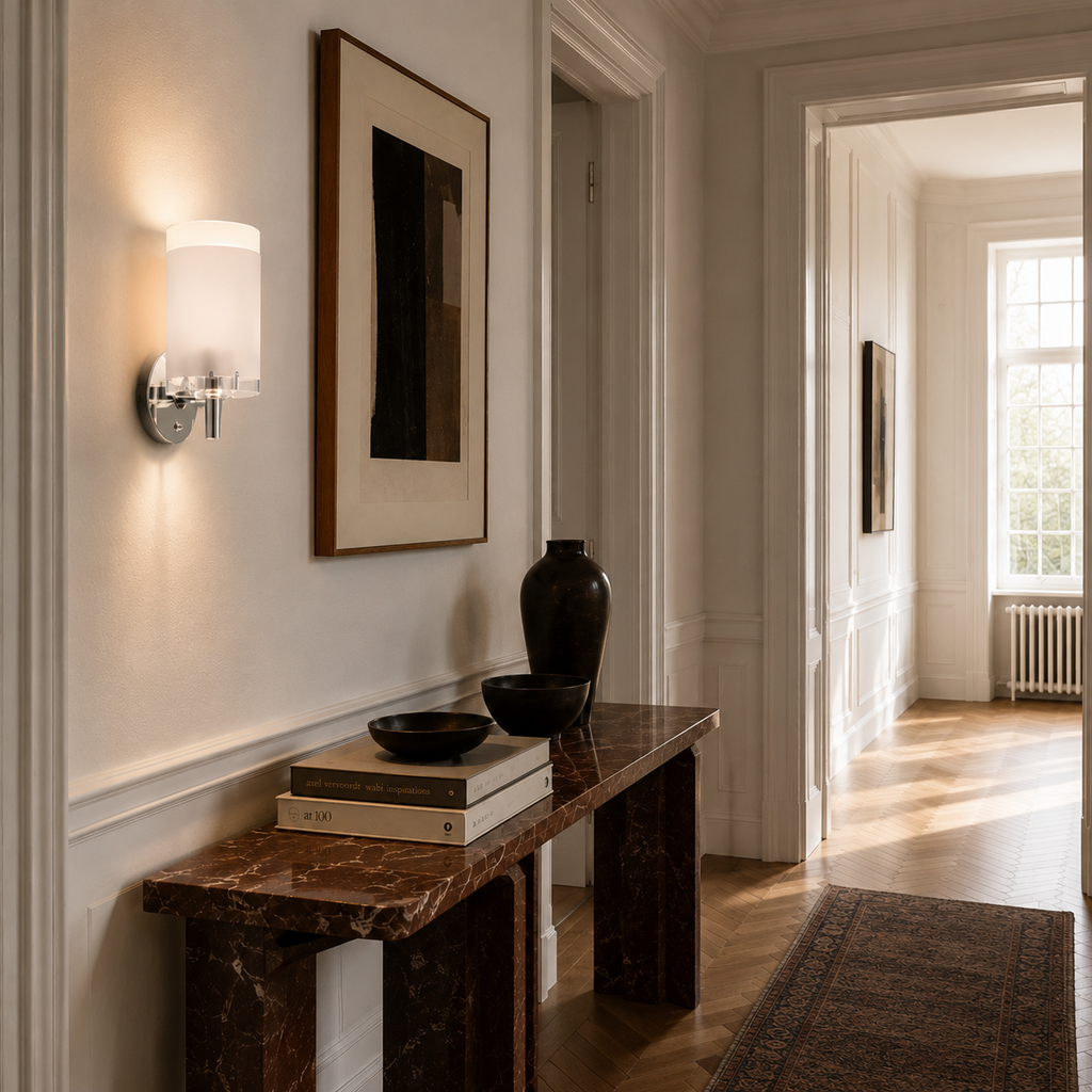 Glass Wall Light - Modern E27 Decorative Sconce