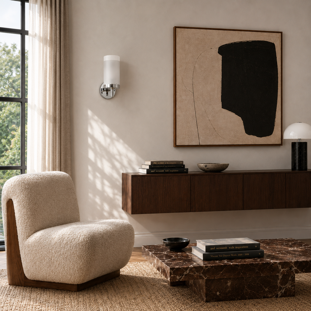 Glass Wall Light - Modern E27 Decorative Sconce
