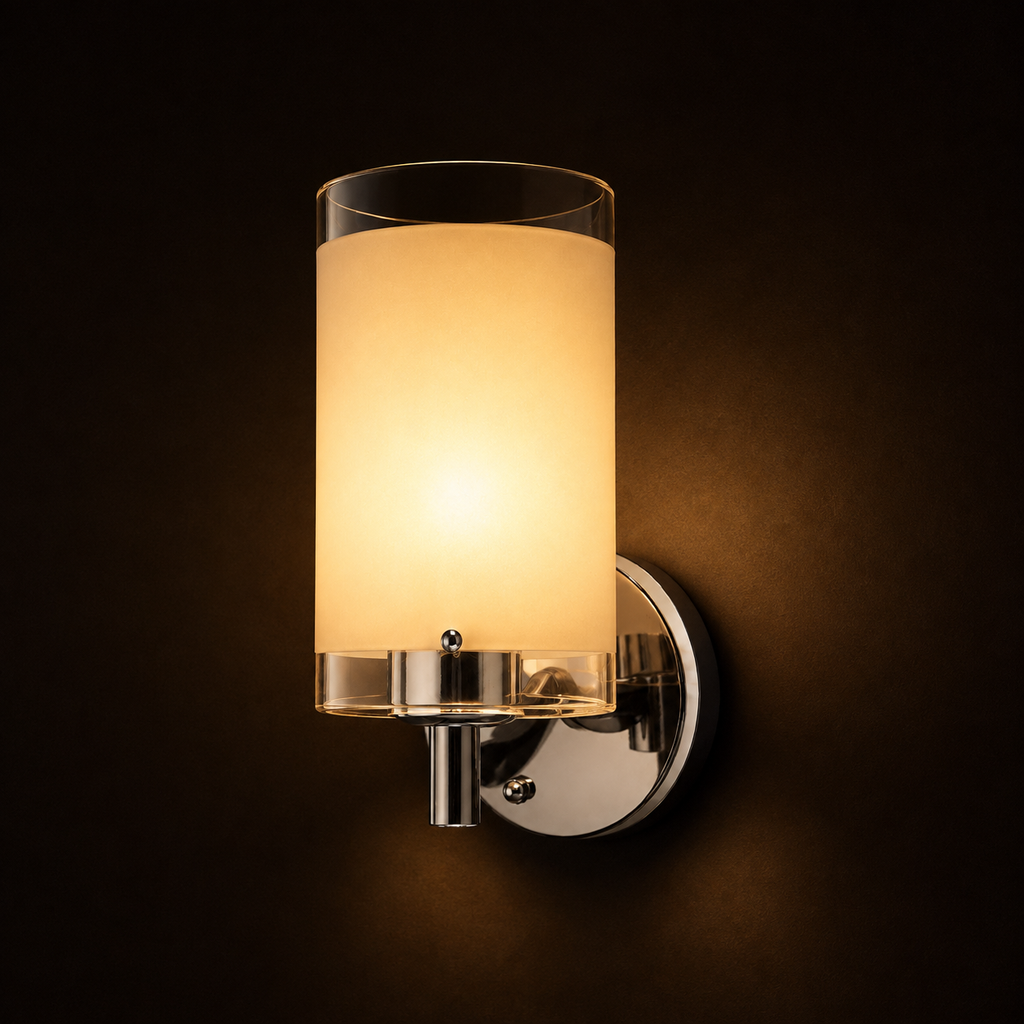 Glass Wall Light - Modern E27 Decorative Sconce