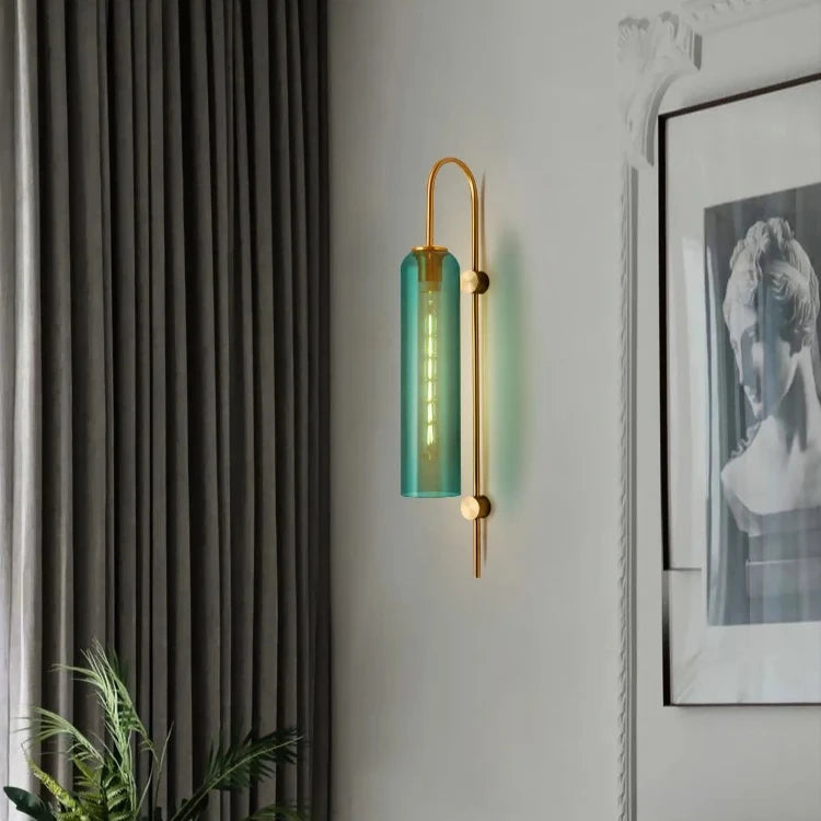Glass Wall Light - Modern Luxury Bedside and Corridor Sconce