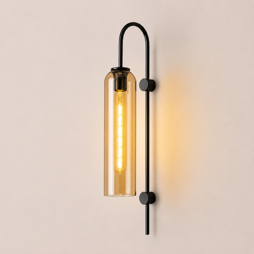 Glass Wall Light - Modern Luxury Bedside and Corridor Sconce