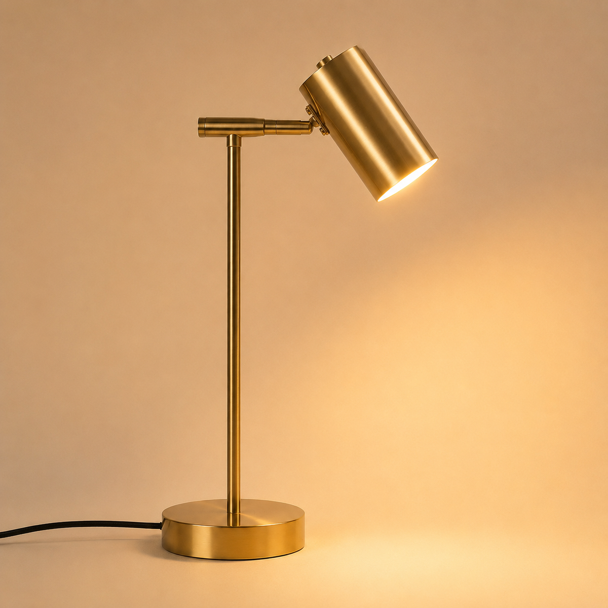 Gold Desk Lamp - Modern Eye-Care Reading Table Lamp