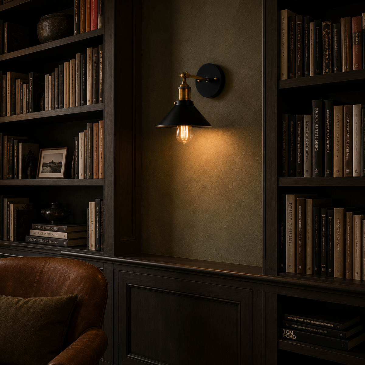 Industrial Wall Light - Retro Staircase and Hallway Sconce