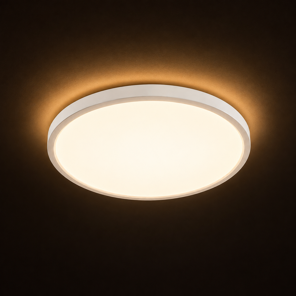 LED Ceiling Light - 18W Dimmable Round Flush Light