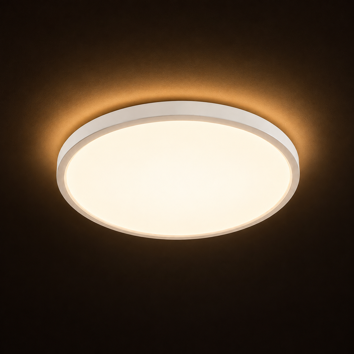 LED Ceiling Light - 18W Dimmable Round Flush Light