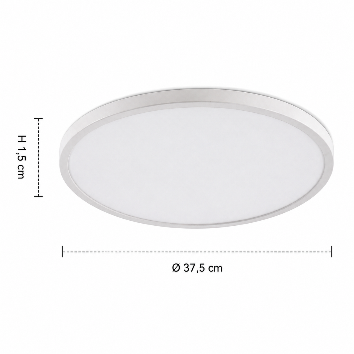 LED Ceiling Light - 18W Dimmable Round Flush Light