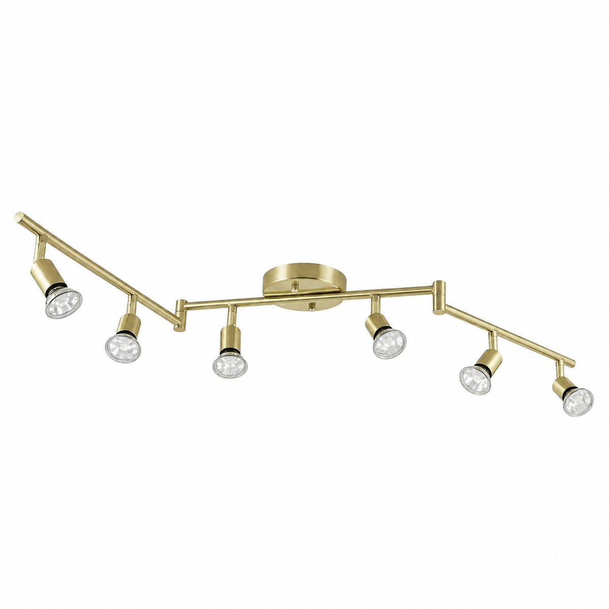 LED Ceiling Spotlight - Foldable 6-Head Bar