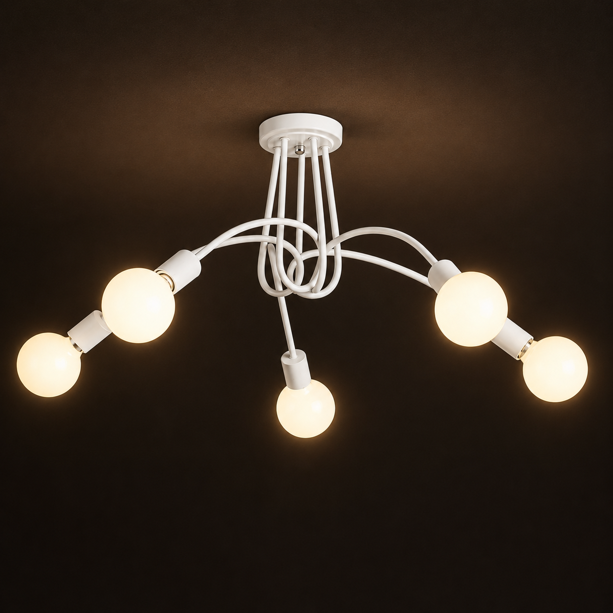 LED Chandelier - Modern 5-Light Living Room Ceiling Light