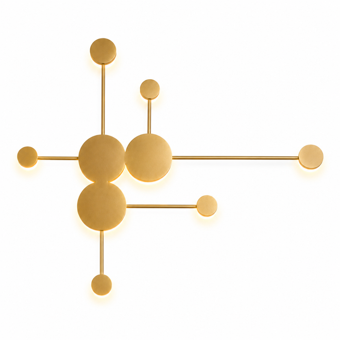 LED Wall Light - 6 Heads - Modern Molecular Sconce