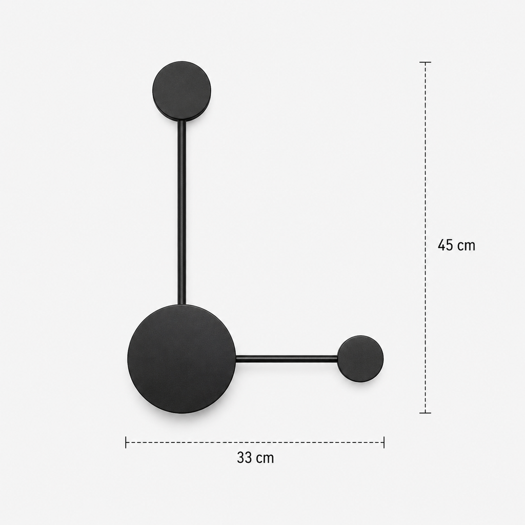 LED Wall Light - 2 Heads - Modern Molecular Sconce